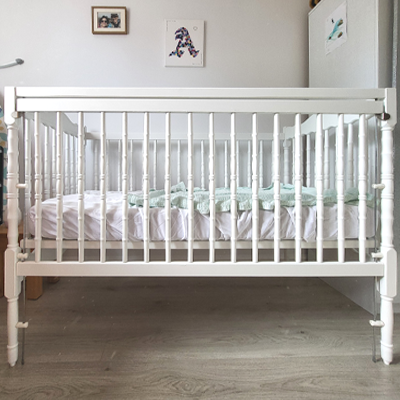 Restoration of an old cot for a new member of the family.